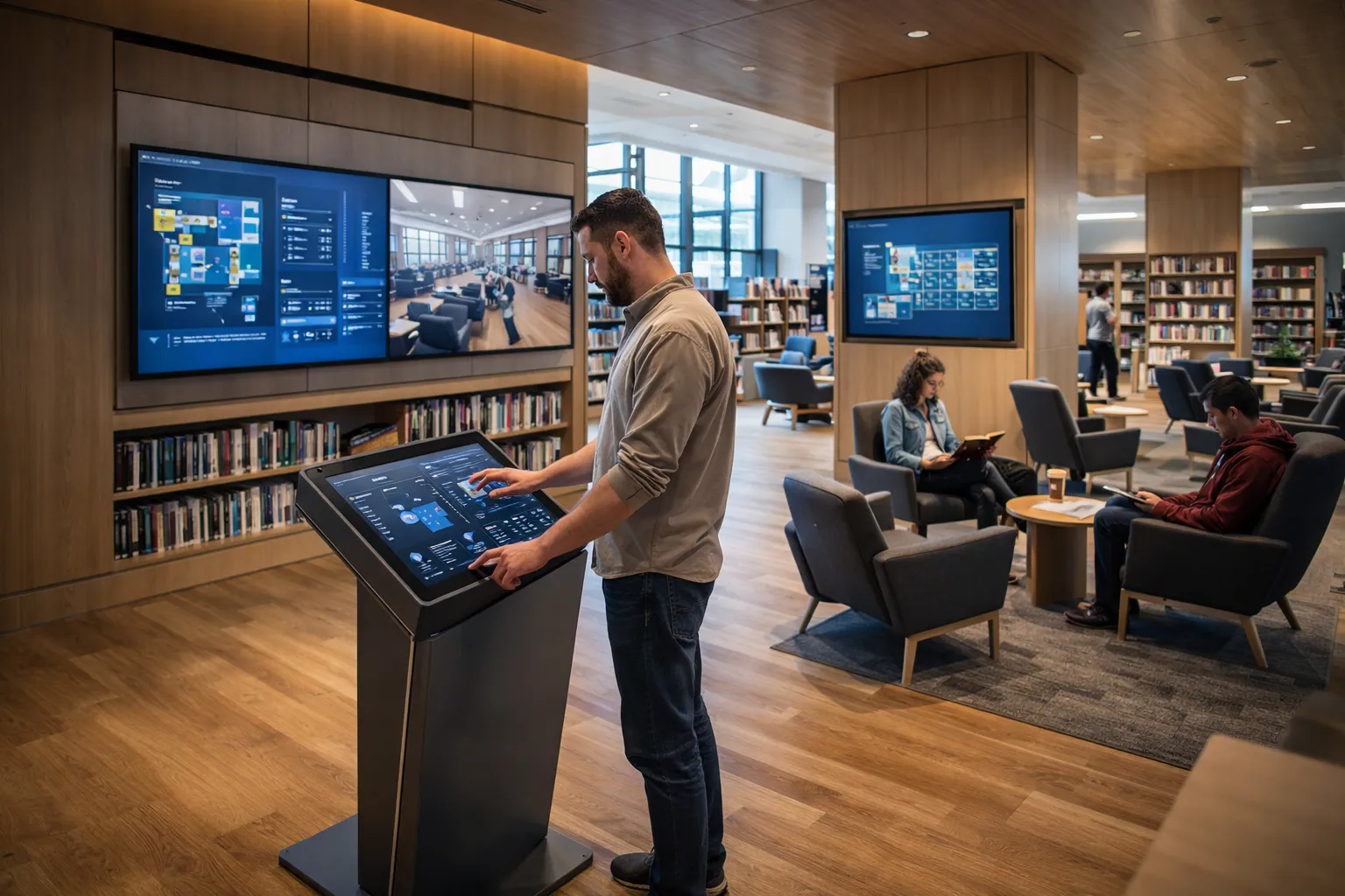 Оснащение библиотек