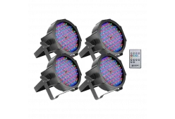 CAMEO FLAT PAR RGB 10 IR SET Комплект из 4-х светодиодных тонких PAR прожекторов