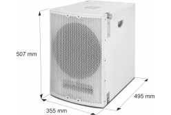 SE Audiotechnik M-F3AW S12 PRO Сабвуфер активный (белый)