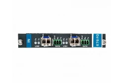 Kramer F676-IN2-F16/STANDALONE Модуль с 2 оптическими входами для передачи сигнала HDMI и RS-232, совместим с модулями SFP+. Модули  OSP-MM1 поставляются в комплекте; поддержка 4К60 4:2:0